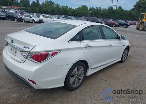 2013 Hyundai Sonata Hybrid Limited из США, поврежденный, VIN KMHEC4A47DA085856